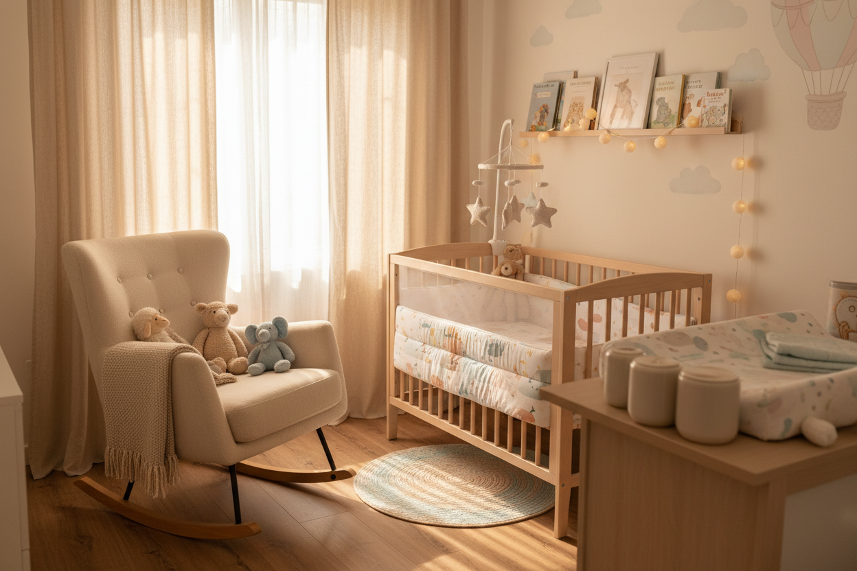 Warm nursery background